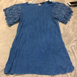 Mini blue dress
